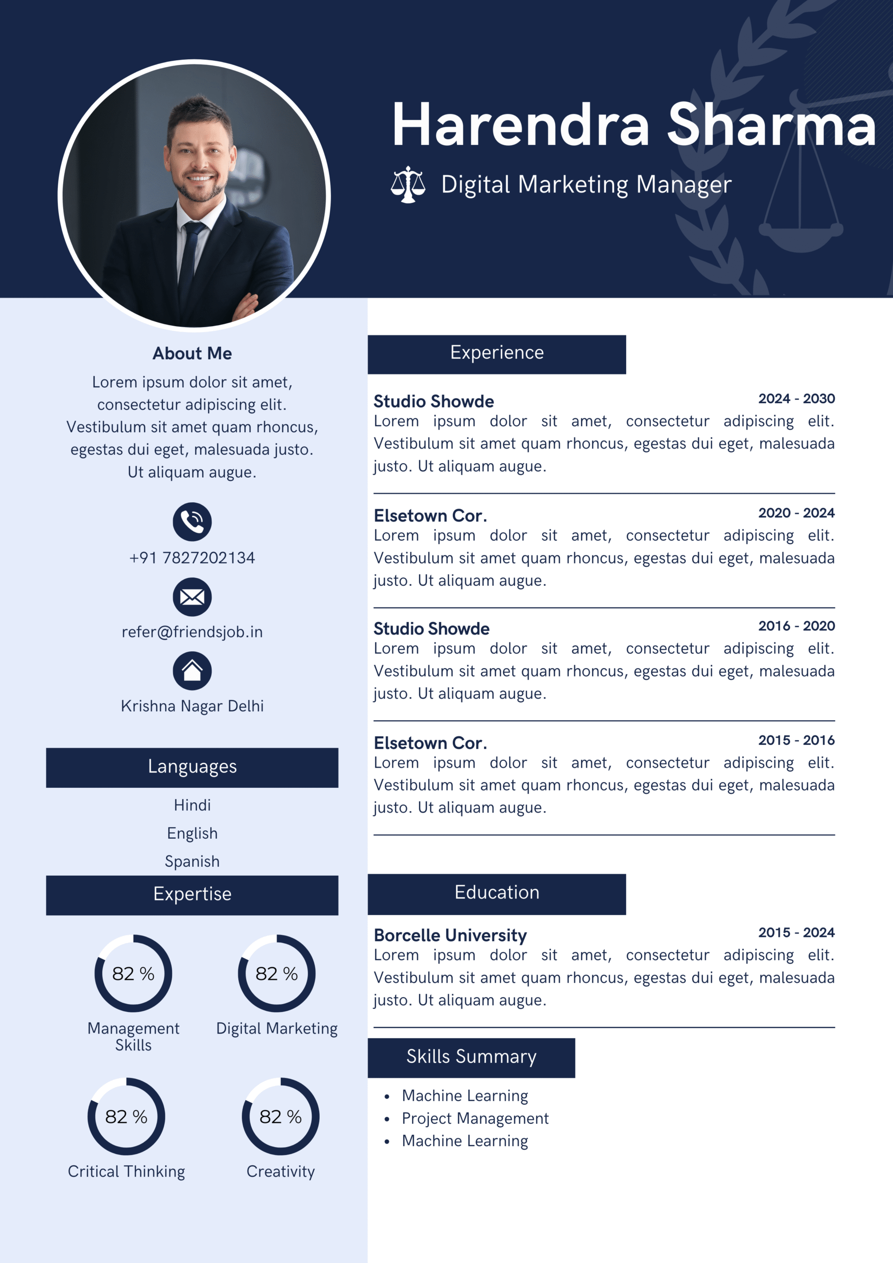 Friendsjob Pro Resume